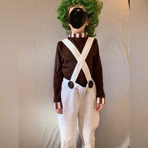 Kids small Oompa Loompa costume